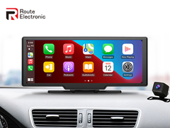 車のための車のダッシュ カムDVR 10.26inch携帯用運行およびトラックは二重カメラを前後支える