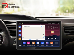 4G DSP無線CarplayおよびAの普遍的な車ステレオの人間の特徴をもつ12.95inch HD超明確なQLEDのスクリーン