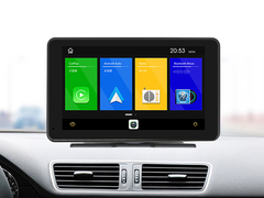 車のための車のダッシュ カムDVR 7inch携帯用運行およびトラックは二重カメラを前後支える