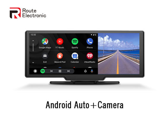 ワイヤレス カープレイ のデュアル カメラ車のダッシュ カム DVR 10.26 インチ スクリーン