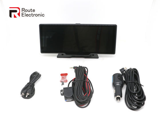 ワイヤレス カープレイ のデュアル カメラ車のダッシュ カム DVR 10.26 インチ スクリーン