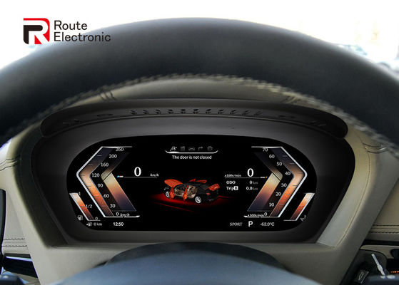 BMW X5 E70 1920×720 IPS スクリーンが付いている車のデジタル計器群の多言語