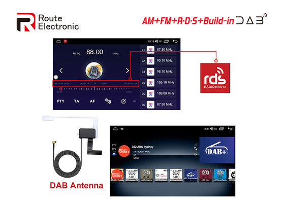 4G DSP ワイヤレス カープレイ が付いている 10.1 インチの回転可能なユニバーサル カー ステレオ 2 Din