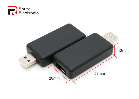 黒い自動車電子付属品、HDMI ビデオ出力アダプターのプラグ アンド プレイ
